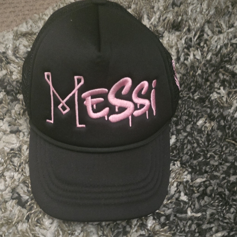 Kids Black and Pink Hat